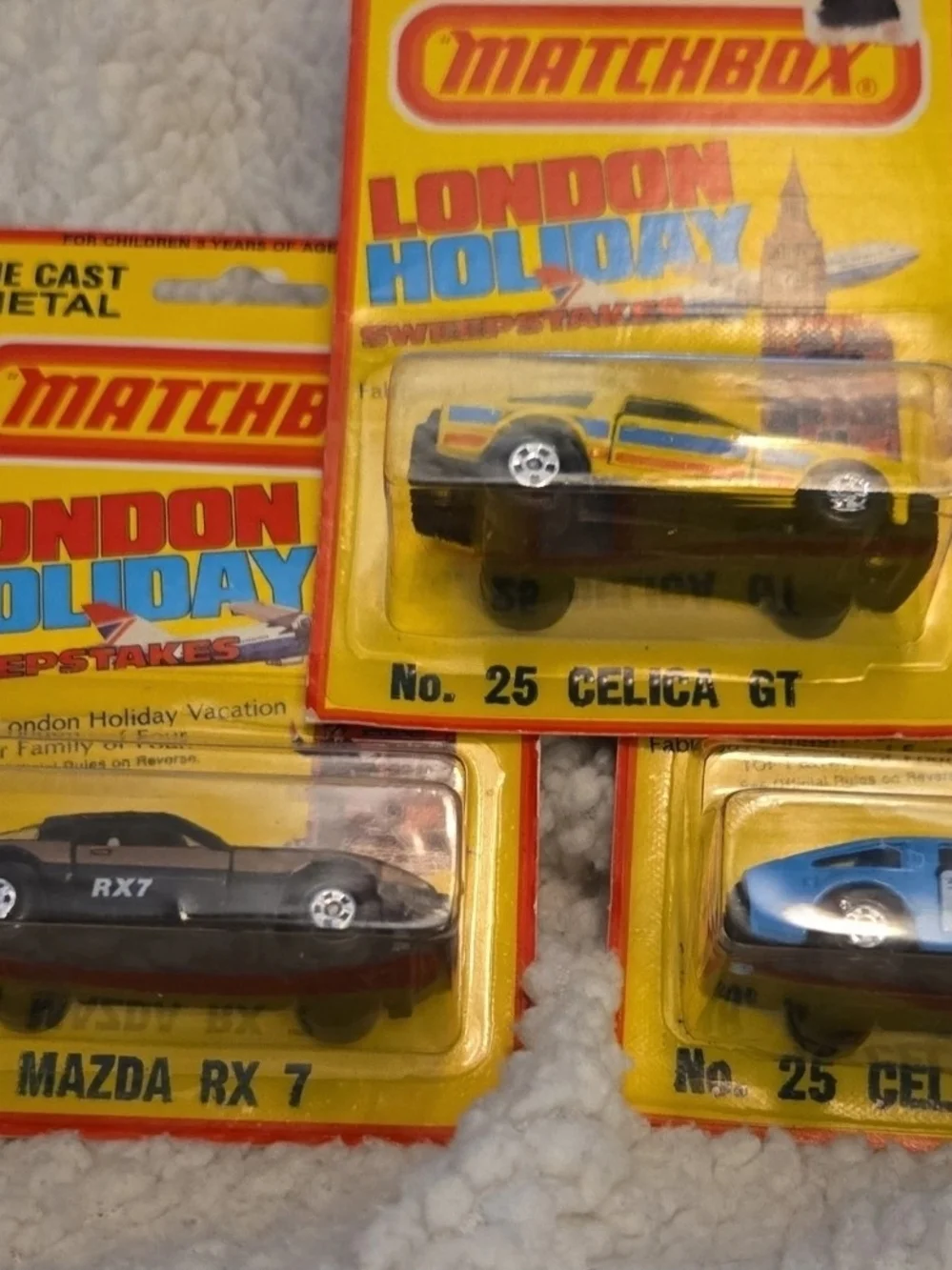 Matchbox London Holiday Die-Cast Toy Cars Mint From 1983